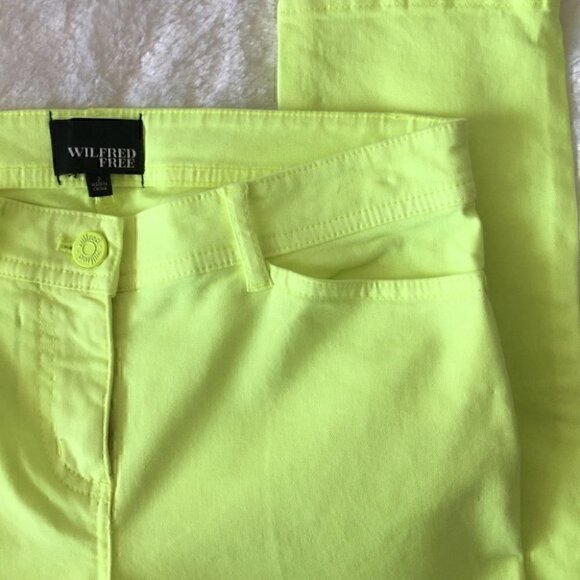 Aritzia Wilfred Free Neon Aroha Pants NWT - Picture 5 of 9